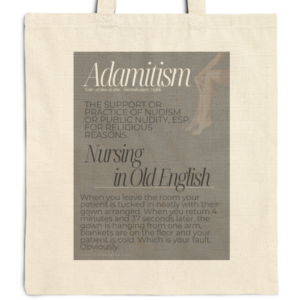 Adamantism in Nursing Tote Bag