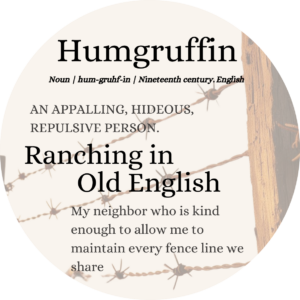 Humgruffin in Ranching sticker