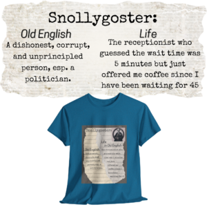 Funny T-shirt Snollygoster