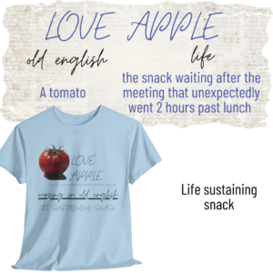 Love Apple Life T-shirt Mockup