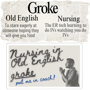 Groke in Nursing sticker