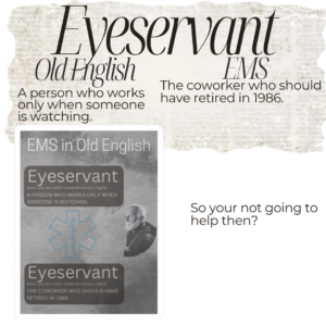 Eyeservant in EMS Vinyl Decal