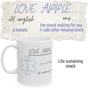Love Apple in EMS mug