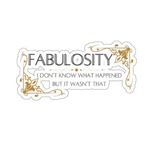 Fabulosity sticker Nursing outline