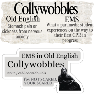 Collywobbles in EMS sticker