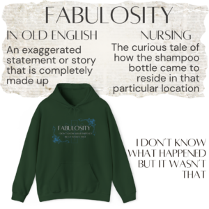 Fabulosity Nursing Hoodie Mockup