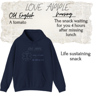Love Apple Nursing Hoodie