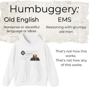 Humbuggery in EMS Hoodie Mockup