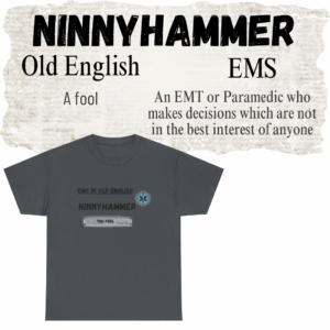 Ninnyhammer in EMS T-shirt Mockup