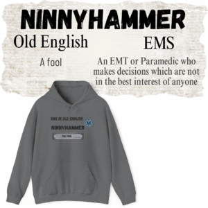 Ninnyhammer in EMS Hoodie Mockup